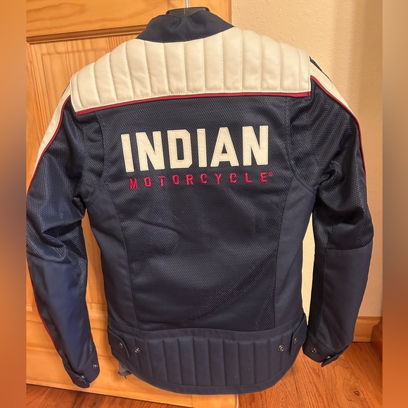 Blue and White womens  Jacket - Picture 1 of 8